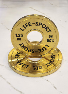 life sport pro bronze coating change plate 1.25 kg